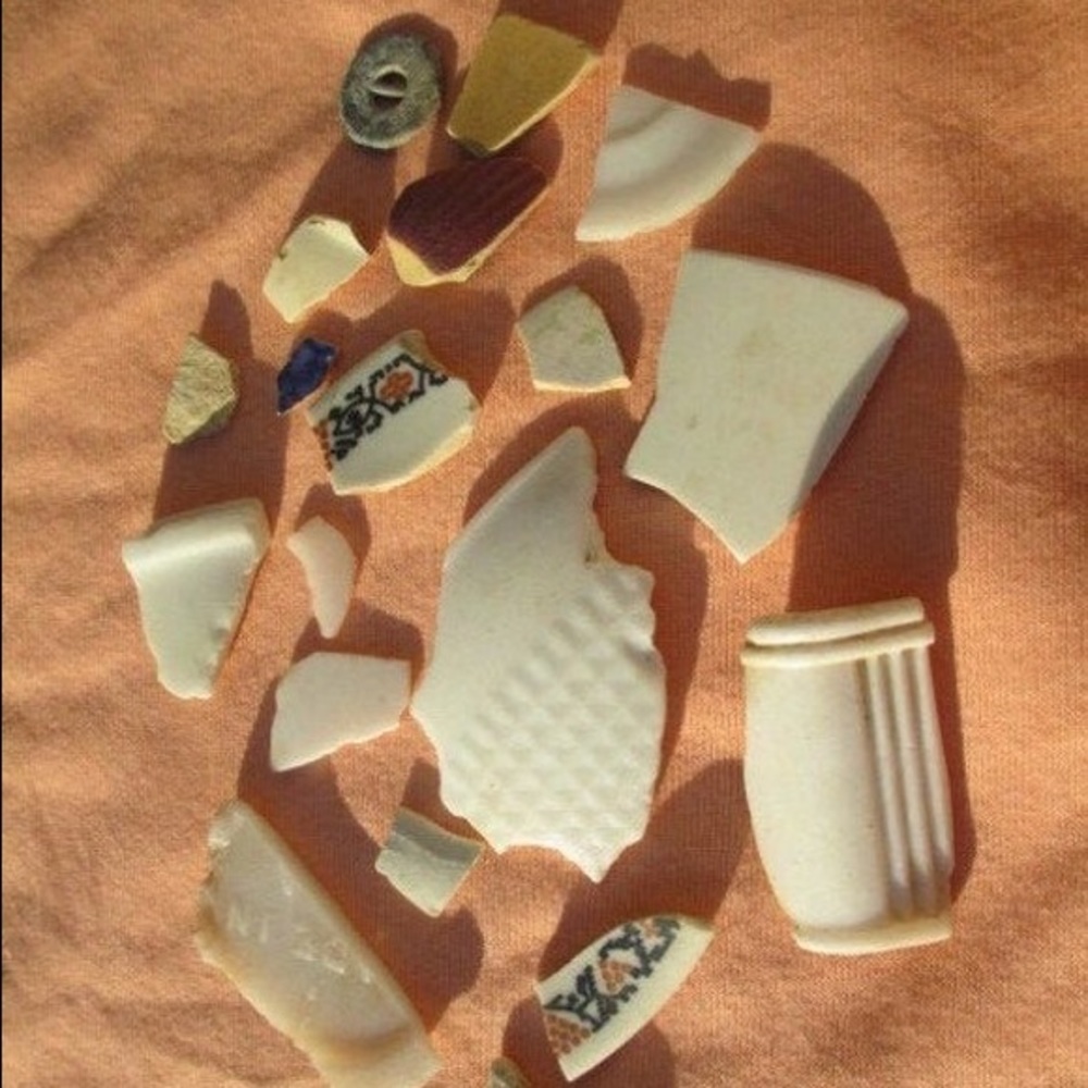 15 Lake Michigan Archaeology Pottery Beach Pieces
